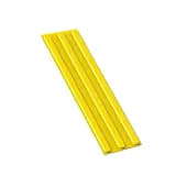 Тактильная тротуарная плитка ПВХ для инвалидов желтая 130х300мм