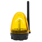 Лампа сигнальная для шлагбаума и ворот 12-265V желтая