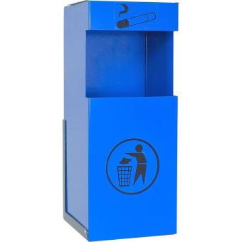 Урна для мусора уличная пристенная металлическая УП