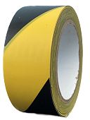 Лента для разметки и маркировки пола ПВХ желто-черная 50мм*33м